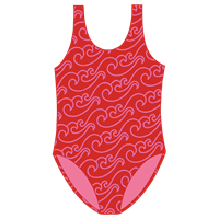 Mädchen Badeanzug Rot/Pink